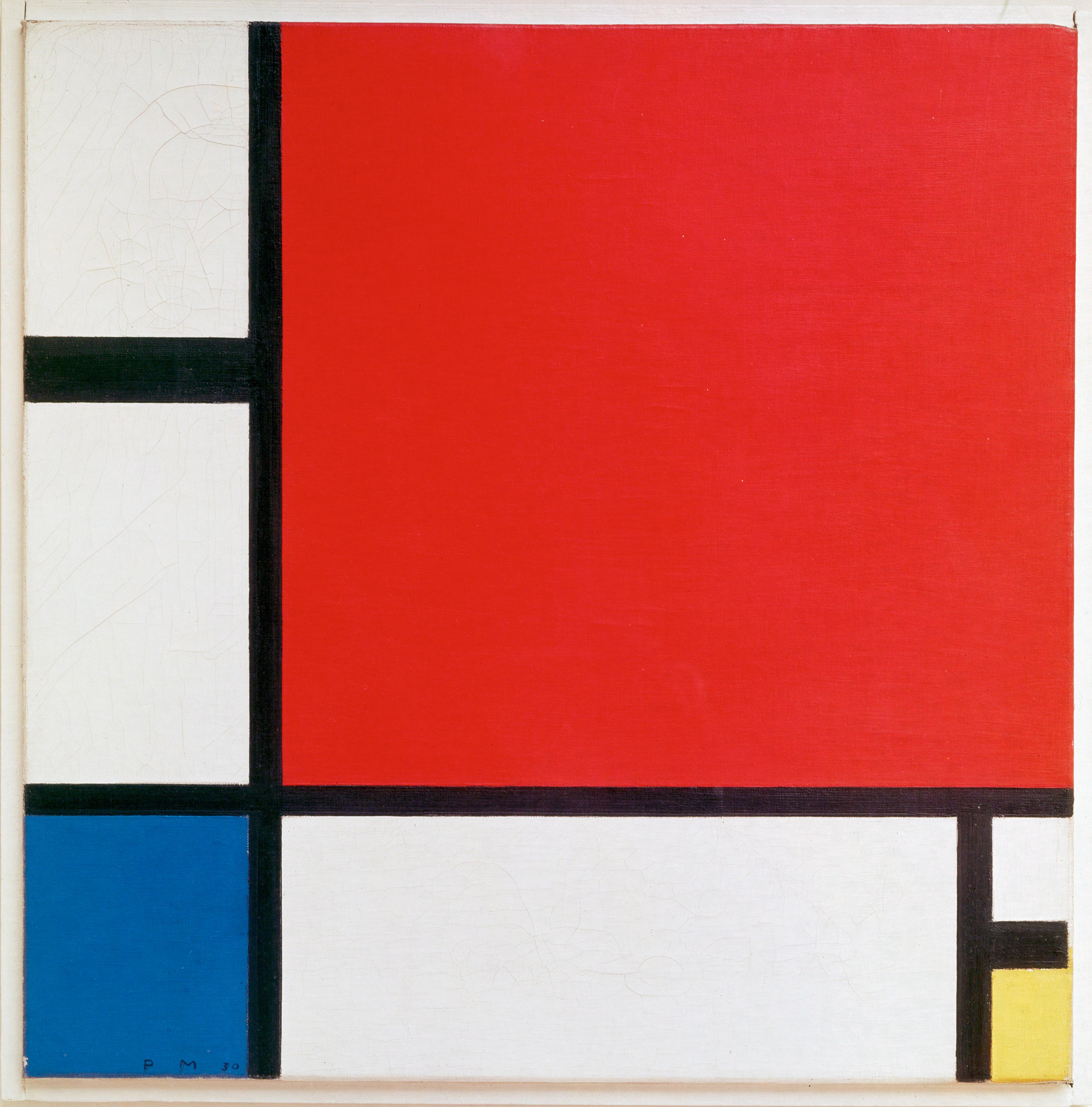 Composition with Red, Blue and Yellow by Piet Mondrian